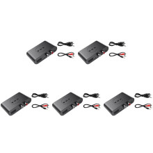 5X 5.2 Audio Receiver RCA 3.5mm AUX Jack Stereo Music Wireless Adapter with Mic for Car Kit Speaker Amplifier