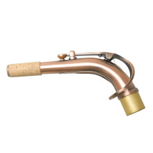 E Flat Alto Saxophone Bent Neck Brass Mouthpiece Bent Pipe Antique Saxophone Neck Instrument Accessories Red Antique