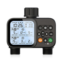 Household Solar Irrigation Timer LCD Automatic Irrigation System Outdoor Garden Watering Tool Adjustable Program