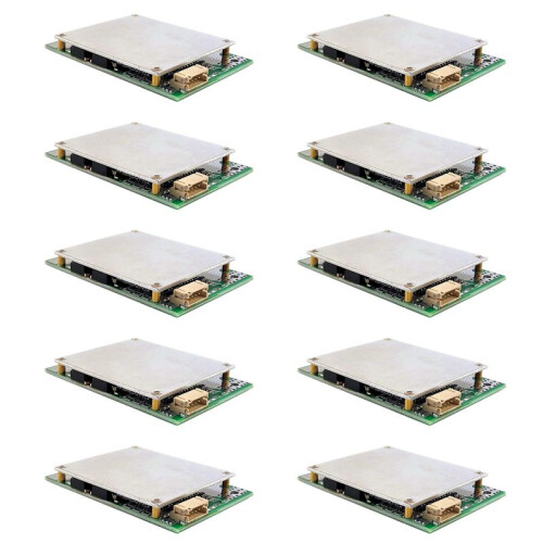 10X Placa da ProteçãO da Bateria de Lítio de 4S 12V 50A BMS LiFePO4 com Equilíbrio da Bateria Do Poder/Placa da ProteçãO Do PCB Do Reforço