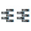 10 Pieces I2C Display Module 0.91 Inch I2C OLED Display Module I2C OLED Screen Driver  3.3V-5V(White Light) 1