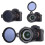 3X ND Quick Release  Fäste Linsfilter för DSLR-Kamerafotografering Linsfäste 77MM 2