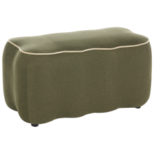 Upholstered Bench JUNO Fabric Green