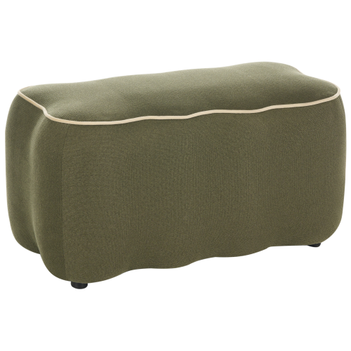 Beliani Upholstered Bench JUNO Fabric Green