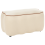 Beliani Upholstered Bench JUNO Fabric Light Beige 1