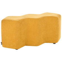 Upholstered Bench LITTLETON Fabric Mustard