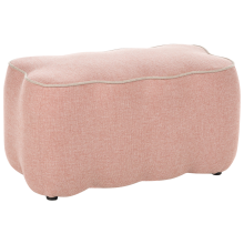 Upholstered Bench JUNO Fabric Pink