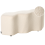 Beliani Upholstered Bench LITTLETON Boucle Off-White 1