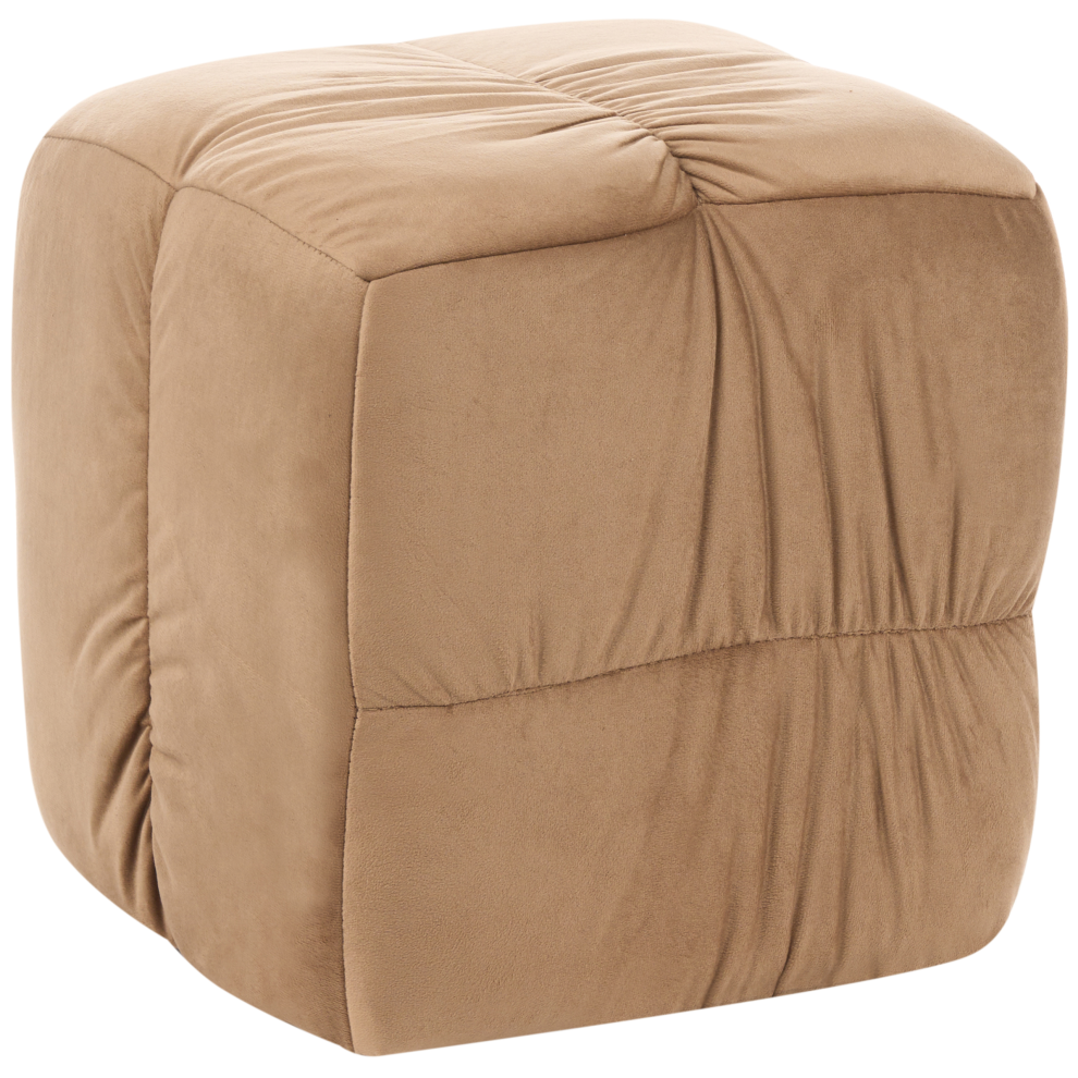 Beliani Pouffe Turley Velvet Taupe
