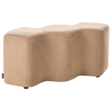 Upholstered Bench LITTLETON Fabric Beige