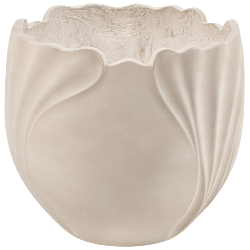 Beliani Plant Pot ARPONE 44 cm Light Beige