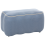 Beliani Upholstered Bench JUNO Fabric Light Blue 1