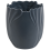 Beliani Plant Pot ARPONE 44 cm Dark Grey 1