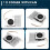 3X for Raspberry Pi 5 Pi5 Active Cooler with Speed Cooling Fan Radiator Heatsink 6