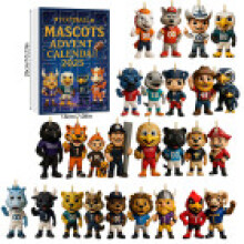 (Mascot)Mascotte Chicago Cubs calendrier de l'avent de Noël boîte aveugle compte à rebours cadeau 24 jours