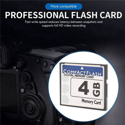 3X Professional 4GB Compact Flash Memory Card for Camera, Advertising Machine, Industrial Computer Card 1