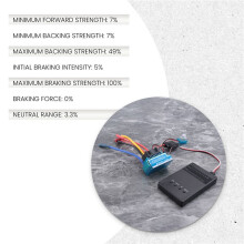 1:10 Car 120A Waterproof Brushless Esc + Program Card Combination Details, For 1/10 Rc Car