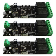 3X 2 Channel WiFi Momentary Inching Relay Self-Locking Module Life/Tuya APP Control WiFi Relay Module