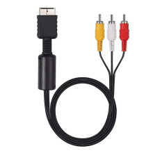 For PS3 PS2 PS1 AV Cable Splitter RCA Audio Video Extend Cord Game Player to Monitor TV RCA Wire Converter Adapter
