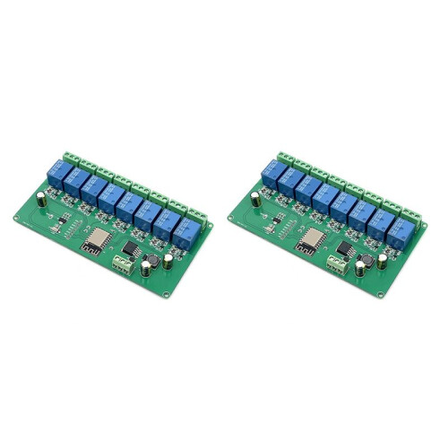 2X 8 Channel ESP8266 Wireless WIFI Relay Module ESP-12F Development Board  5V/7-28V E-WeLink APP Remote Control