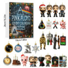 (Pink Floyd)Calendrier de l'avent de Noël Hamburgers Fries équipe de football boîte aveugle compte à rebours