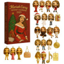 (Style B)Mariah Carey Calendrier de l'Avent de Noël Boîte Aveugle 24 Jours Décoration Compte à rebours