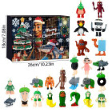 Calendrier de l'avent italien Brainrot Al Noël boîte aveugle 24 jours cadeau compte à rebours