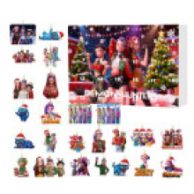 (StyleI)Kpop chasseurs de démons calendrier de l'avent de Noël boîte aveugle compte à rebours cadeau 24 jours