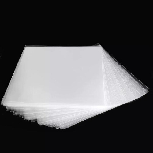 150 PCS OPP Gel Record Capa Protetora para Toca-Discos LP Vinil Record Bag Flat Open 1