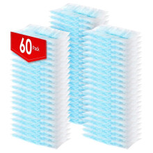60 Count Electrostatic Duster Refills, Multi-Surface Dusting Refills, Microfibre Dusters for Cleaning, Unscented