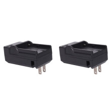 2X NP-F550 Battery Charger for NP-FM50, FM70, FM90, FM30, FM500H, FM51(USplug)