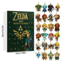 (Zelda Game)The Legend Of Zelda Billard Calendrier de l'Avent de Noël Boîte Aveugle Compte à rebours