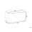 Beliani Upholstered Bench JUNO Fabric Light Beige 3