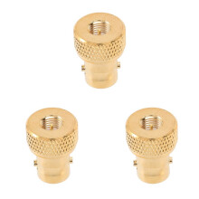 3X SMA Male to BNC Female Jack M/F Straight Type RF Adapter Coaxial Connector
