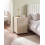 Beliani 1 Drawer Bedside Table OMBURA Metal Beige 2