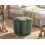 Beliani Pouffe TURLEY Velvet Dark Green 2