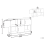 Beliani 3 Door Sideboard OMBURA Metal Beige 3