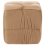 Beliani Pouffe TURLEY Velvet Taupe 4