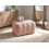 Beliani Upholstered Bench JUNO Fabric Pink 2