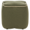 Beliani Pouffe JUNO Fabric Green 4