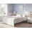Beliani Bed Pine Wood OLENDON 120 x 200 cm (EU Small Double) White 2