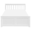 Beliani Bed Pine Wood OLENDON 120 x 200 cm (EU Small Double) White 4