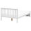 Beliani Bed Pine Wood OLENDON 120 x 200 cm (EU Small Double) White 5