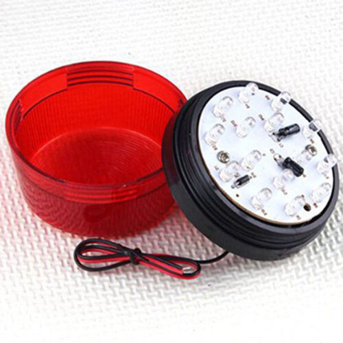 2X 12V Alarm Led Flashing Strobe Light for Home Security Alarm System Red 1