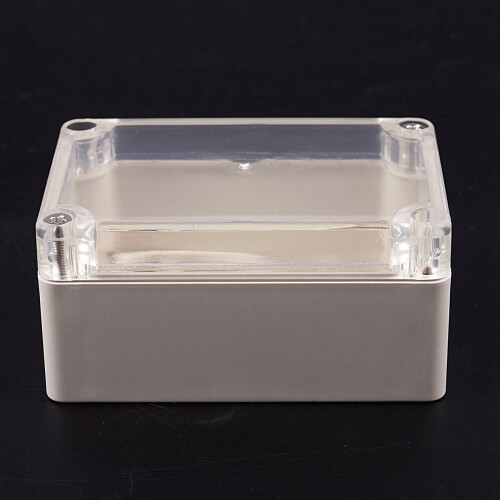 2X Couverture Transparente Plastic Electronic Project Boite de Jonction 100 x 68 x 50mm 1