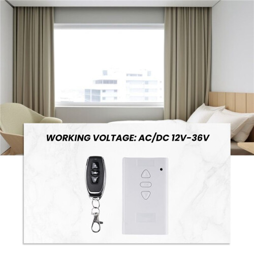 6X AC/ 12V 24V 36V Motor Manual Controller Motor Remote Control  Forward Reverse  Down Stop con Finecorsa 1