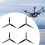 4 Peças 13x9x3 Drone Propeller 3-Blade Preto-Carbono Reforçado Nylon para RC FPV 13 Polegadas Multirotor Drones Parts 6