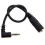2Stck 2.5mm Stecker Auf 3,5 Buchse Stereo Audio Steckdose Adapter 2