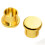 32Pcs Gold Plated RCA Protection Cap Plug Short-Circuit Socket Phono Connector Shielding Plug Socket Protection Cover 7