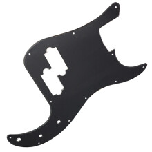 Single Layer Black 11 Hole Bass Pickguard Scratch Plate Pick Guard for 4 String American/Mexican Standard Accessories